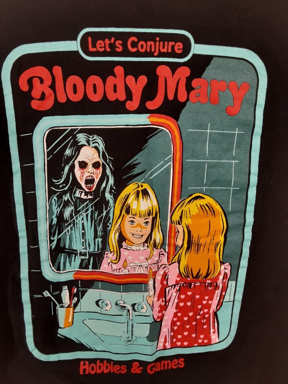 Creepy Co. Shirt Men's S Small Let's Conjure Bloody Mary Hobbies and Games